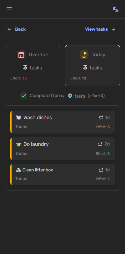 Task lists