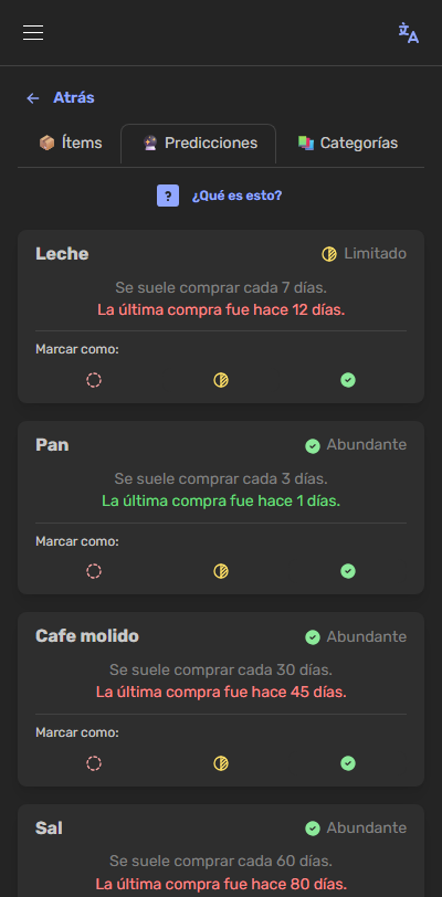 Predicciones inteligentes